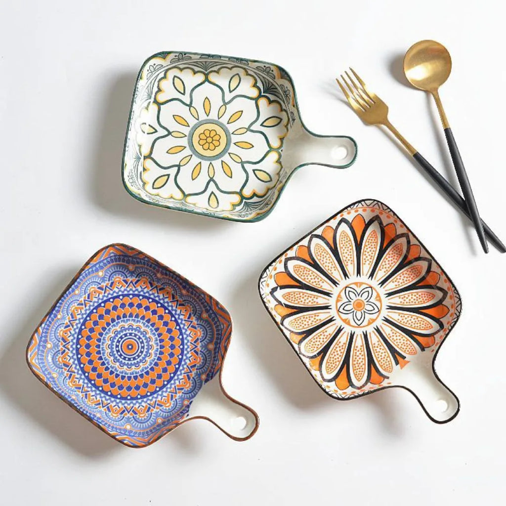 Decorative Ceramic Sauce & Grill Dishes – Colorful Serving Plates